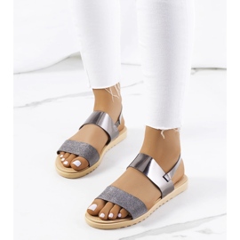 Laval women's silver sandals 1