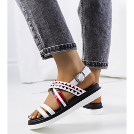 Doren women's white sandals 1