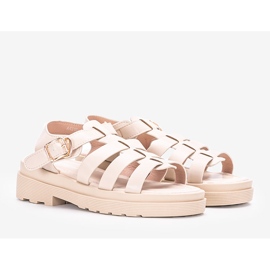 Bradama's beige women's sandals 1