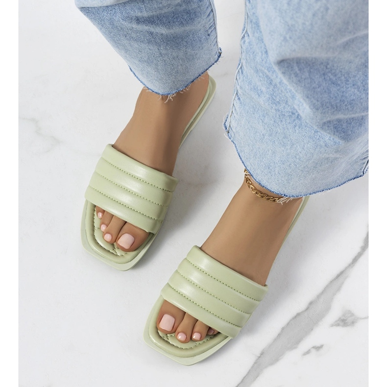 Keulen green slippers 1