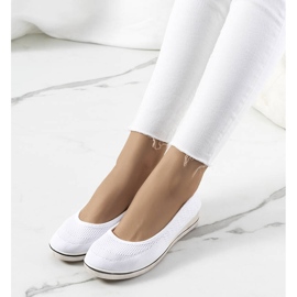 Loane white wedge sneakers 2