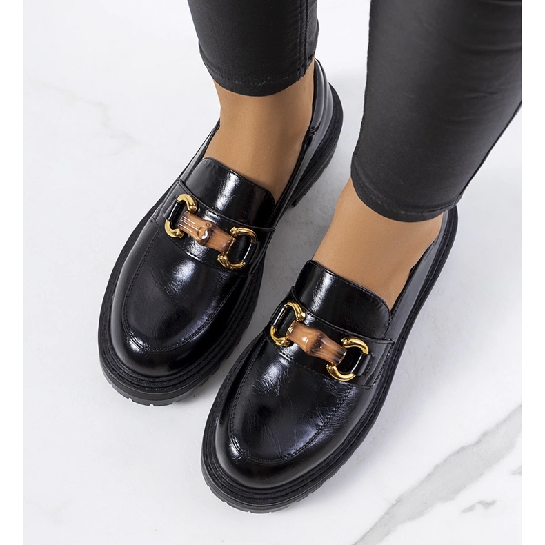 Black Kemze loafers 1