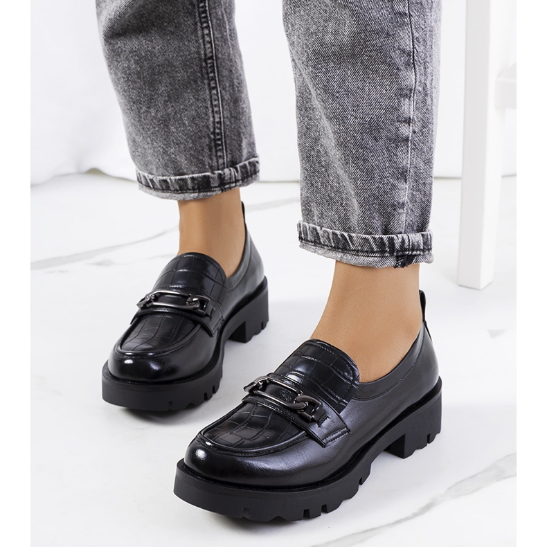 Black Cornet loafers 1