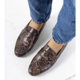 Brown Snakes loafers 1