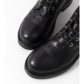 Black openwork boots from Finlay 1