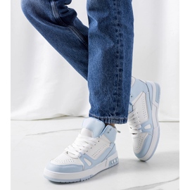 Blue sneakers from Grandis white 1