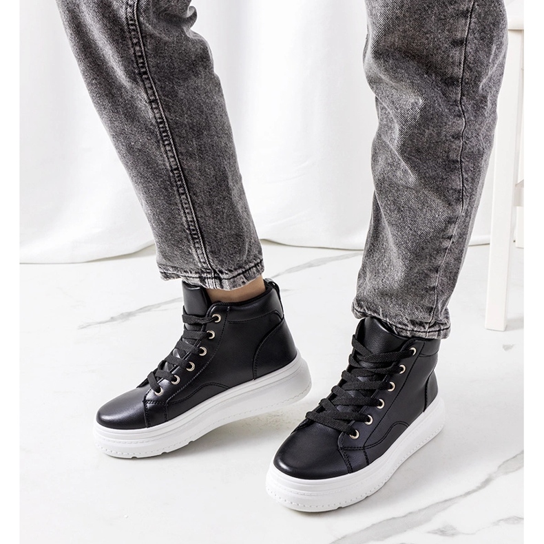 Black sneakers from Nandew 1