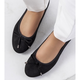 BM Black suede ballerinas from Elmira 1