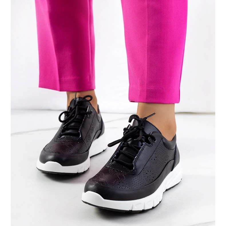 Black leather Kaypa sneakers 1 Black leather Kaypa sneakers 1