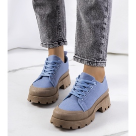 Blue women's shoes from Maryland 1