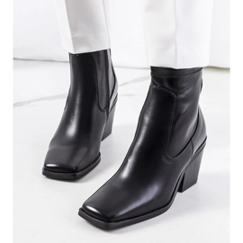 Black Panucci high heels 1