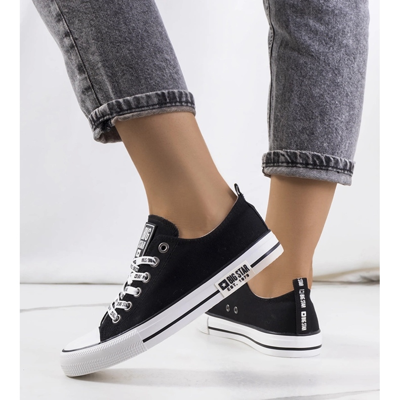Black classic sneakers Big Star KK274102 1