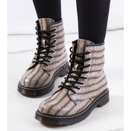 Gray women's boots by Norte grey 1