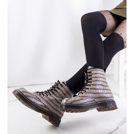 Gray women's boots by Norte grey 2