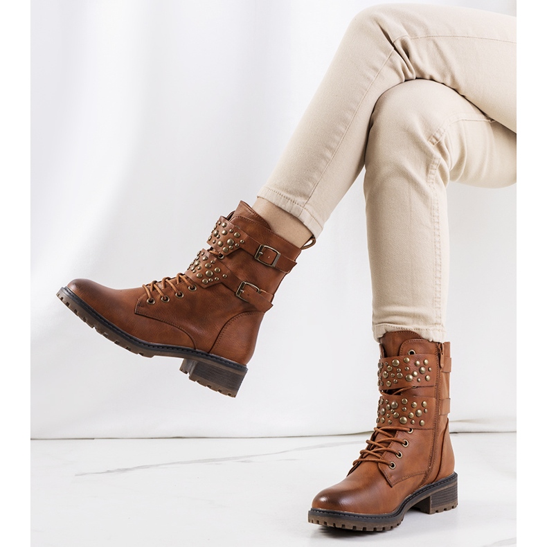 Women's camel trappers Menez brown 1