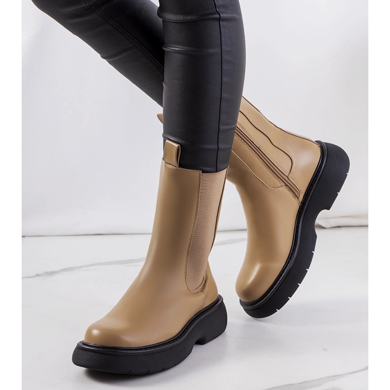 Beige boots from Willsden boots 1