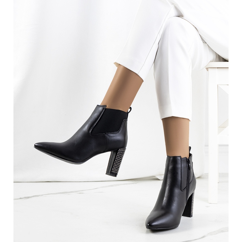 BM Black ankle boots on the Rochdale post 1