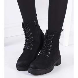 Black eco-suede boots from Wellspring 1