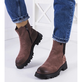Pink Krosstoen Chelsea boots 1