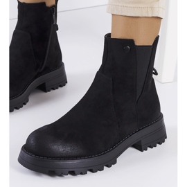 Black Krosstoen Chelsea boots 1