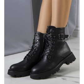 Black eco-leather boots from Narnclaedra 1