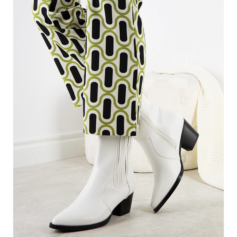 Bento white cowboy boots 1 Bento white cowboy boots 1