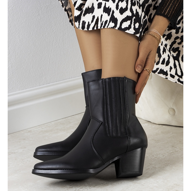 Black Bento cowboy boots 1 Black Bento cowboy boots 1