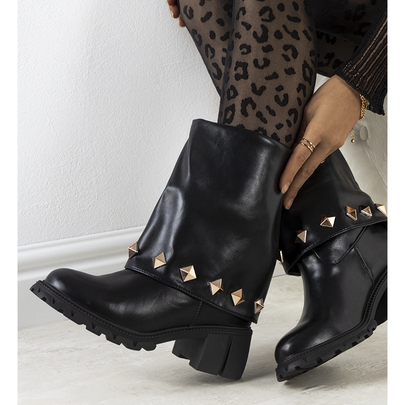 BM Black boots with Rezen studs 1