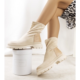 Beige Markha boots 1