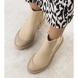 Beige women's boots Detis 1