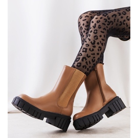 Melika brown women's boots 1