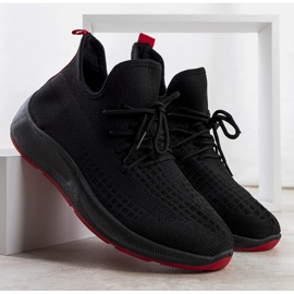 Black sports sneakers 1