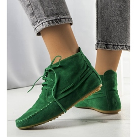 BM Green Lalo eco-suede boots 1
