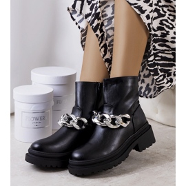 Black boots on a high Alide sole 1