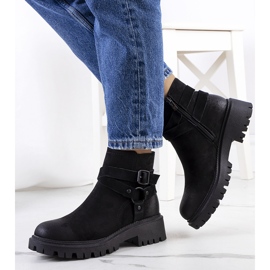 PA1 Black women's Piave boots 1