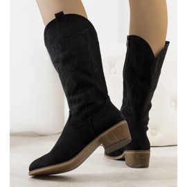 Black ankle boots 1