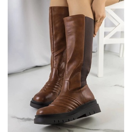 Brown Calliope boots 1