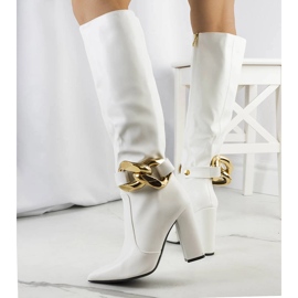 White Elena boots 1