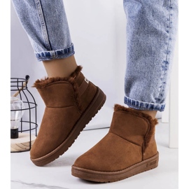 Big Star Brown snow boots with fur KK274620-802 1 Big Star Brown snow boots with fur KK274620-802 1