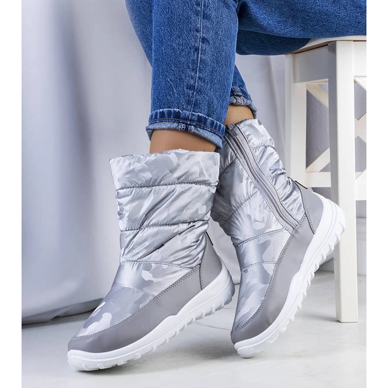 Big Star Gray snow boots KK274600 multicolored 1