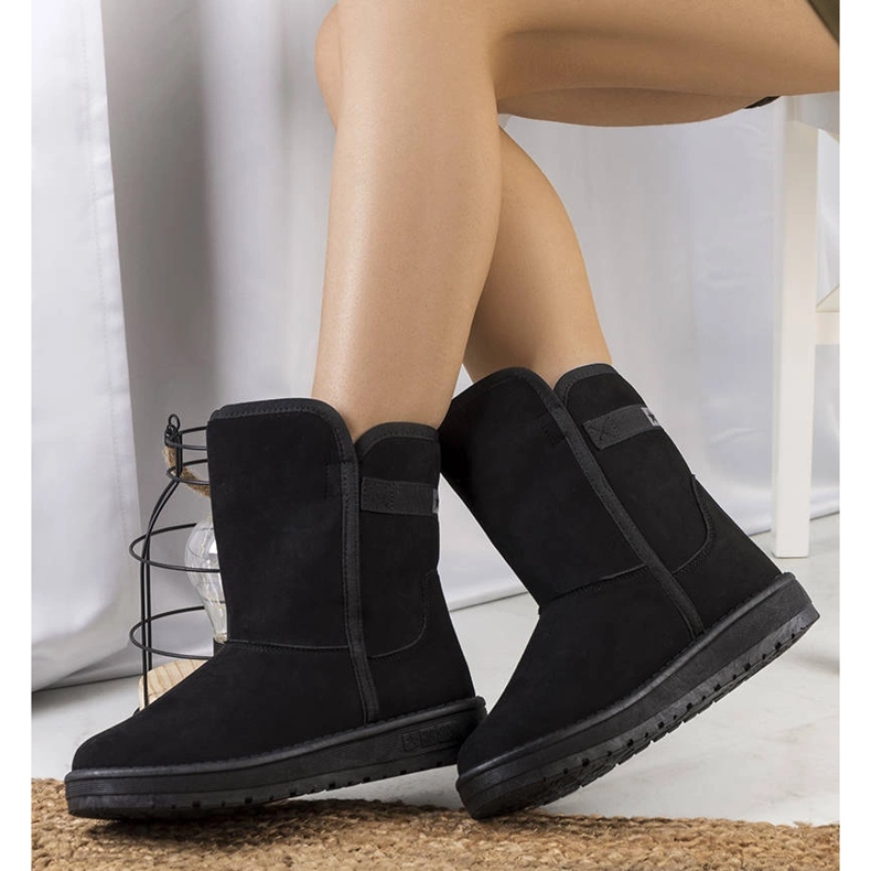 Black snow boots Big Star KK274618 2