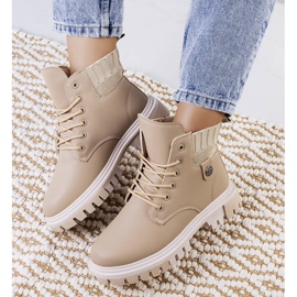 PA1 Beige women's boots from Odell 2