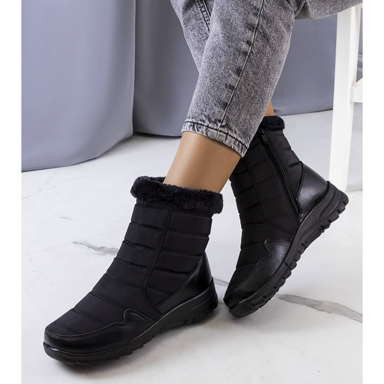 PA1 Black quilted boots from Beau 1