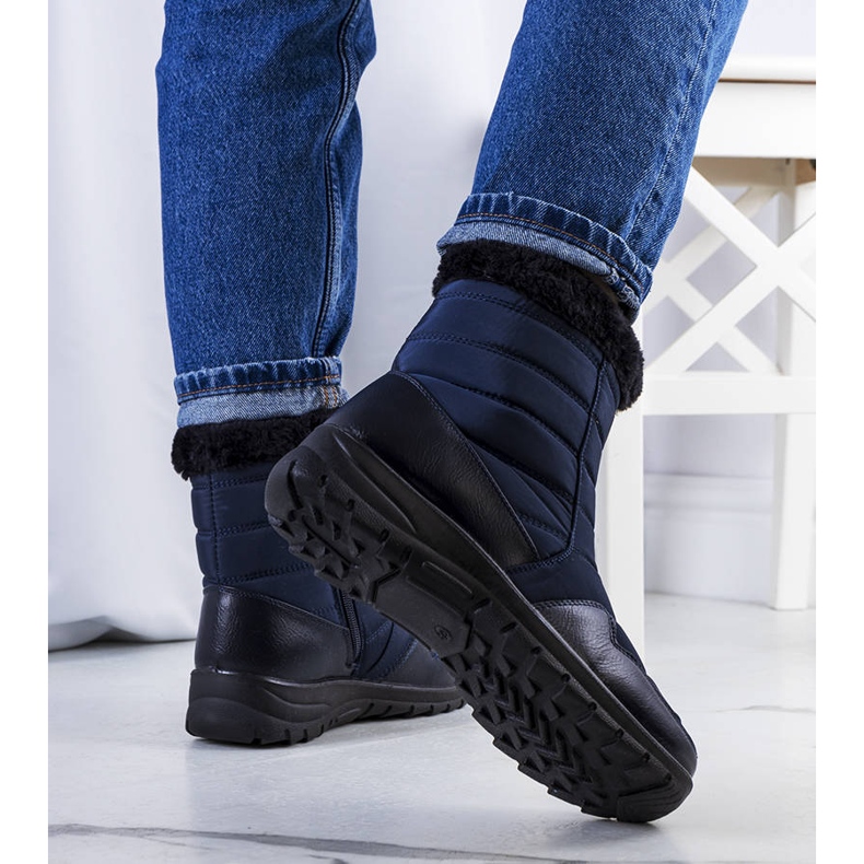 PA1 Navy blue quilted boots from Beau 1 PA1 Navy blue quilted boots from Beau 1