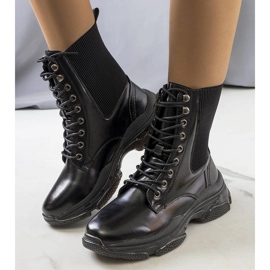 Black Sedile boots 1