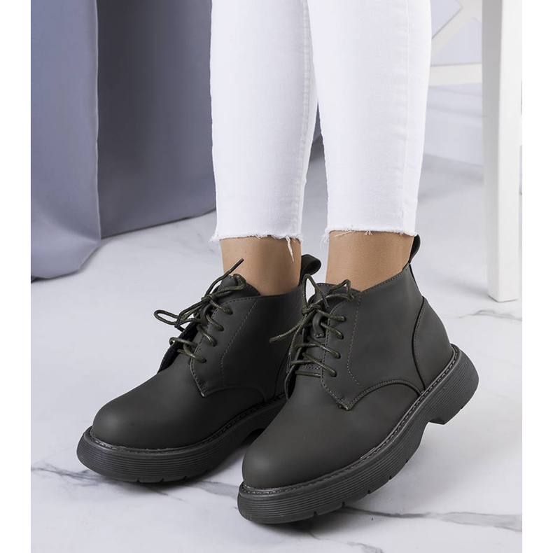 Savino green insulated boots 1