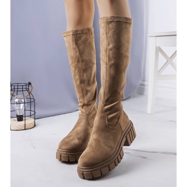 BM Brown Mesal insulated boots khaki green 1