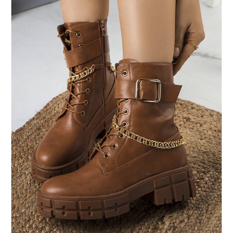 BM Cerrelli brown insulated boots 1