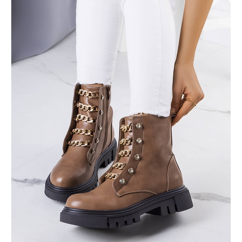 Perno brown insulated boots 1