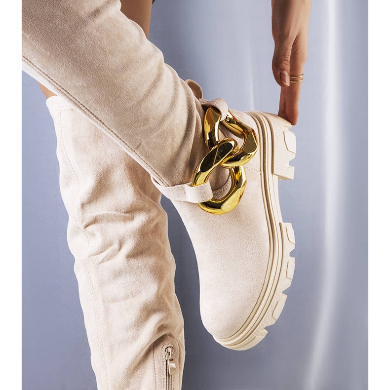 Beige high boots from Rero 1